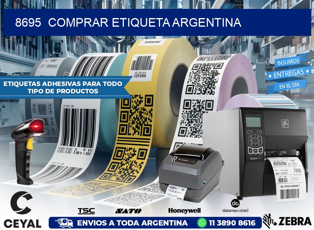 8695  COMPRAR ETIQUETA ARGENTINA