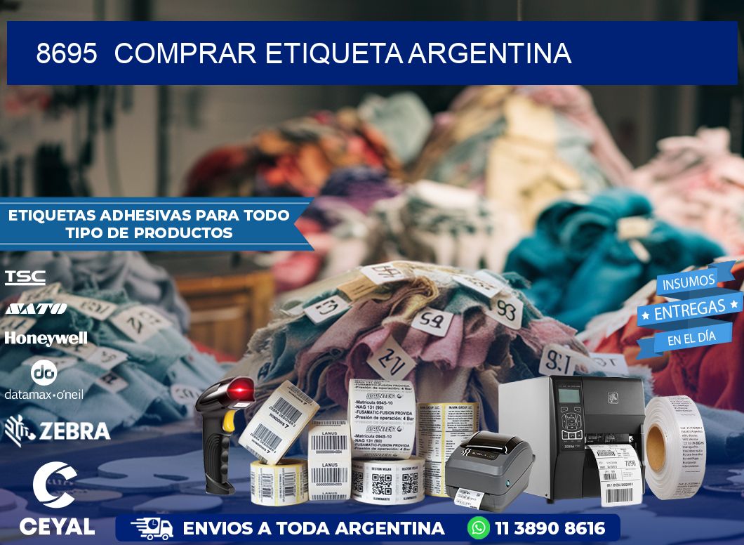 8695  COMPRAR ETIQUETA ARGENTINA