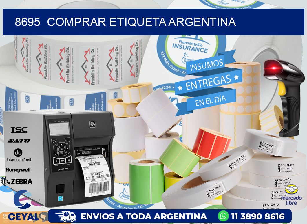 8695  COMPRAR ETIQUETA ARGENTINA