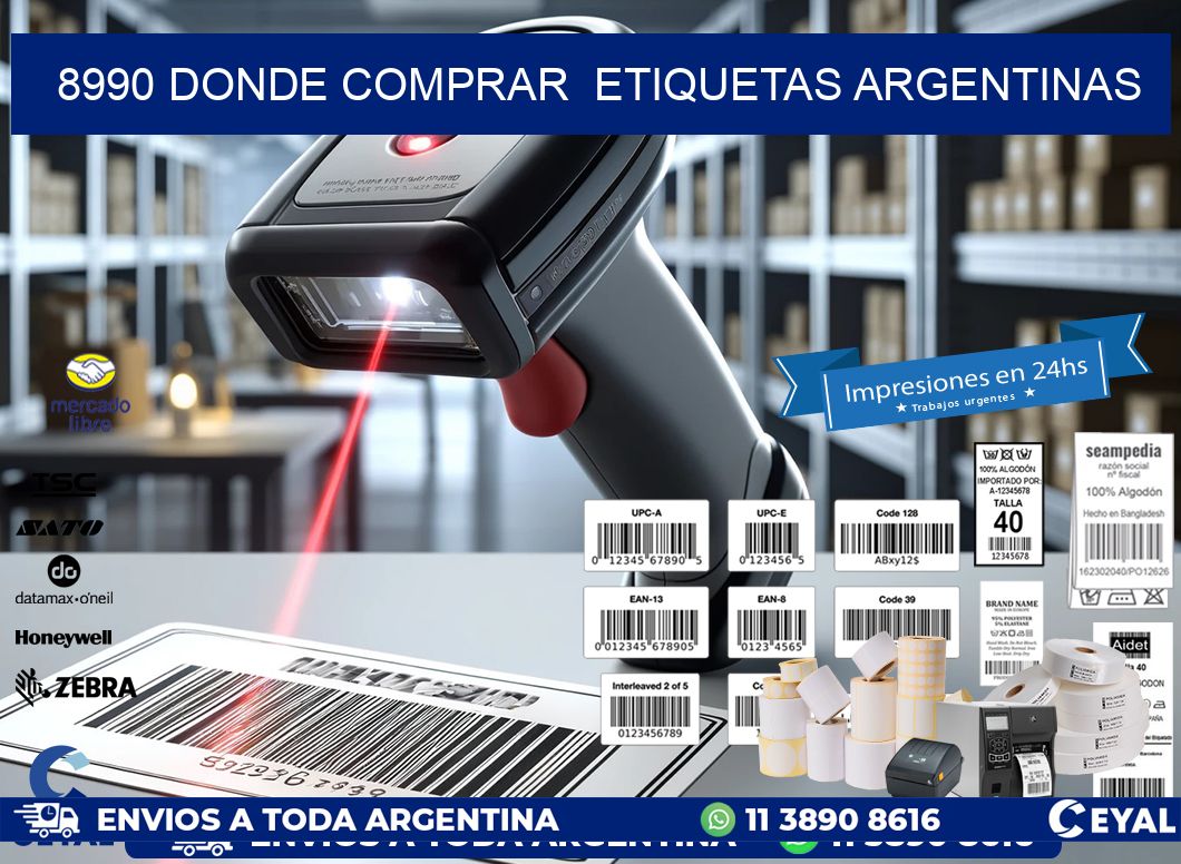 8990 DONDE COMPRAR  ETIQUETAS ARGENTINAS