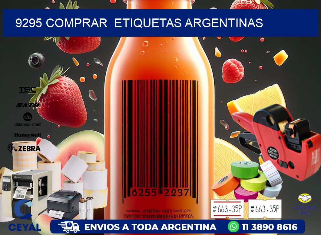 9295 COMPRAR  ETIQUETAS ARGENTINAS