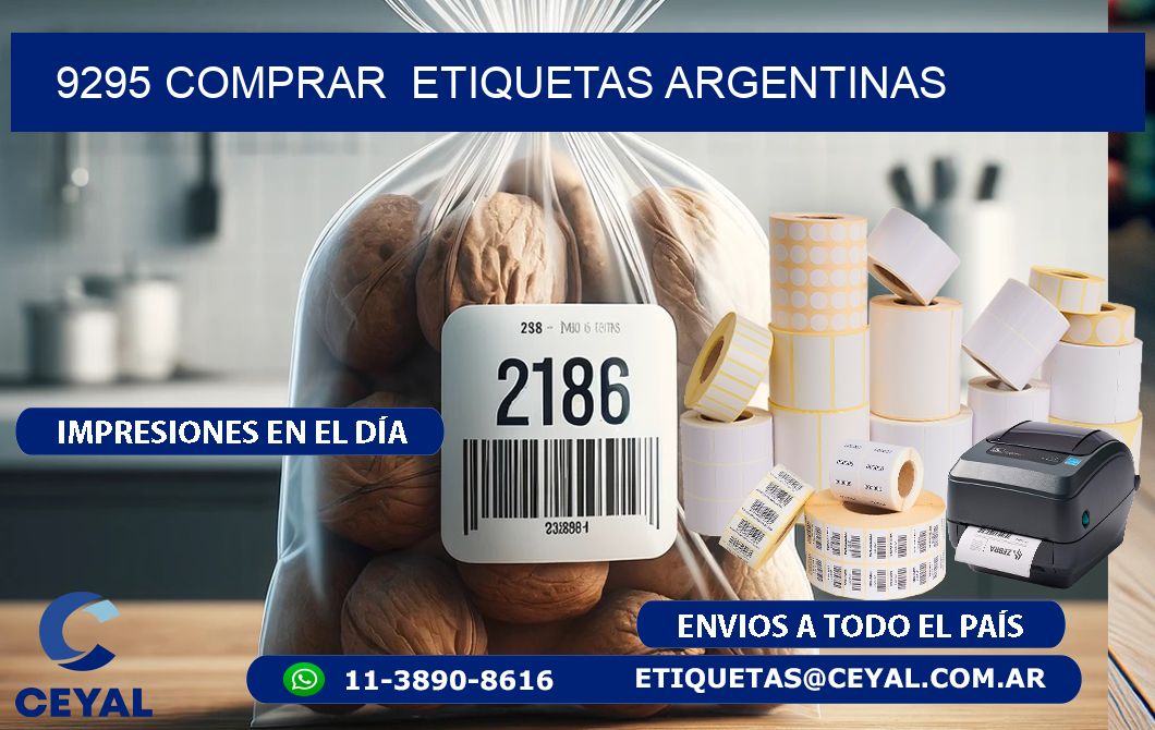 9295 COMPRAR  ETIQUETAS ARGENTINAS
