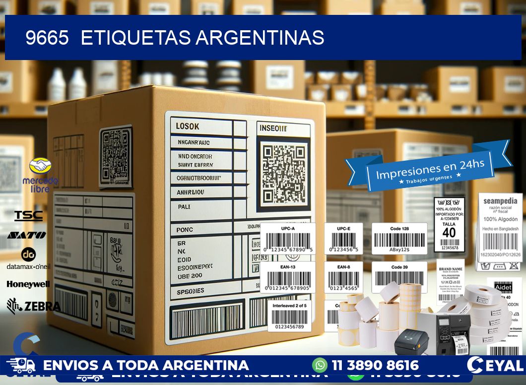 9665  ETIQUETAS ARGENTINAS