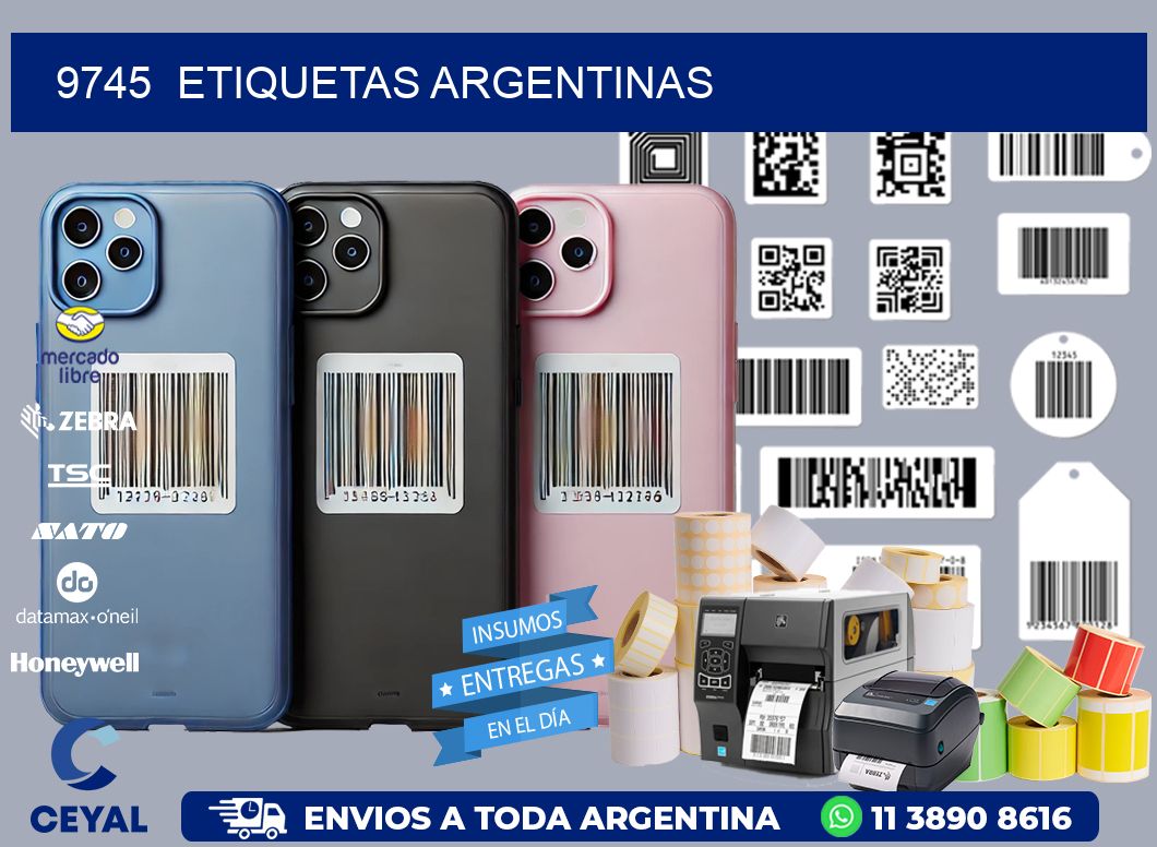 9745  ETIQUETAS ARGENTINAS