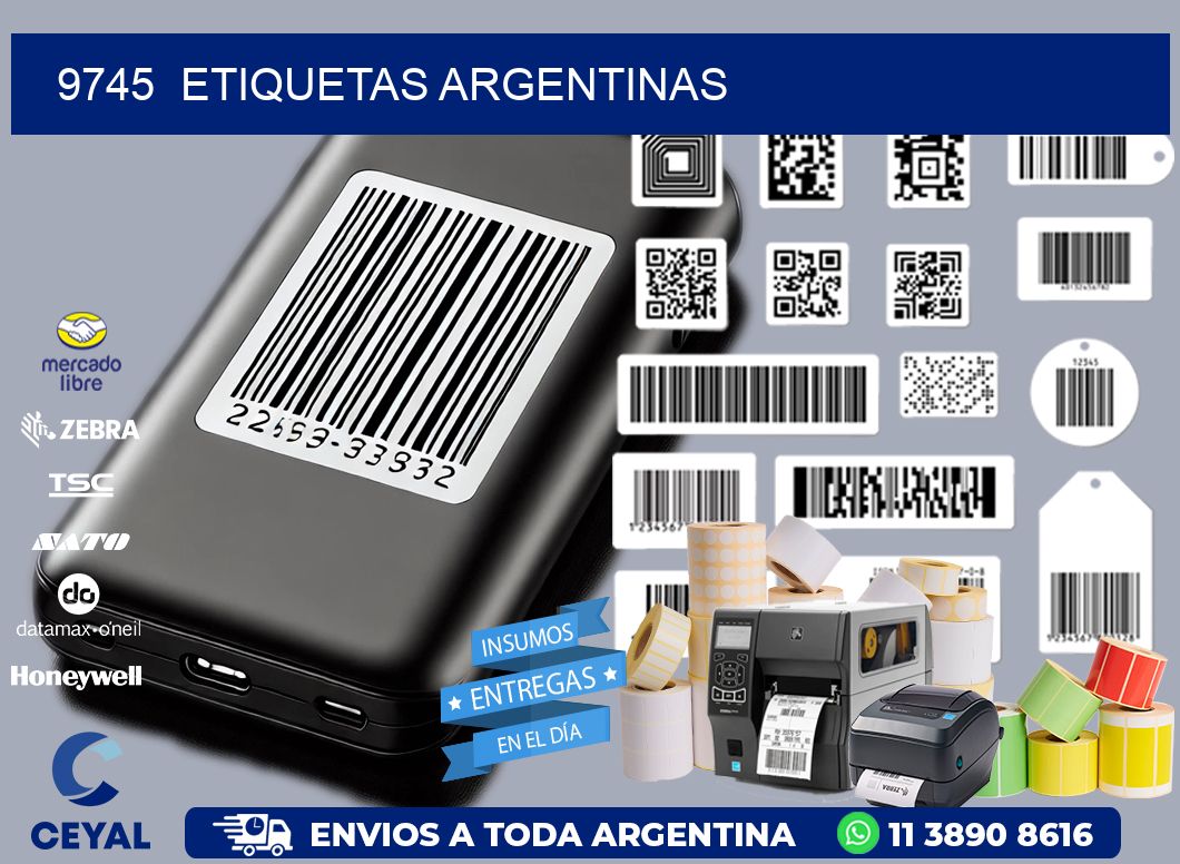9745  ETIQUETAS ARGENTINAS