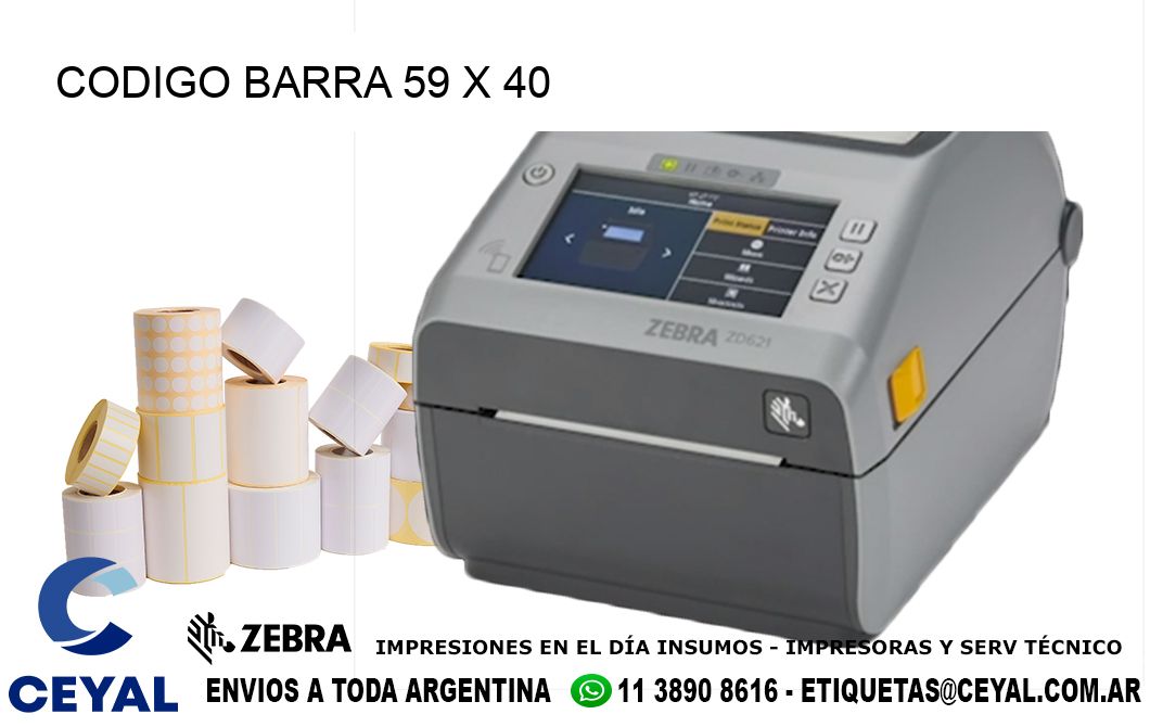 CODIGO BARRA 59 x 40