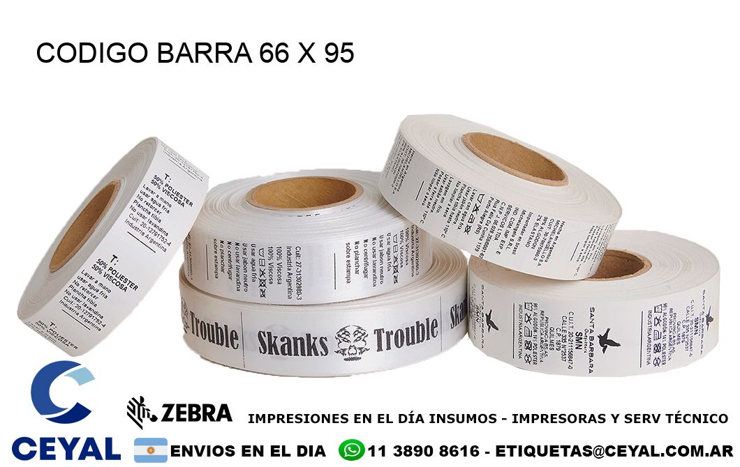 CODIGO BARRA 66 x 95