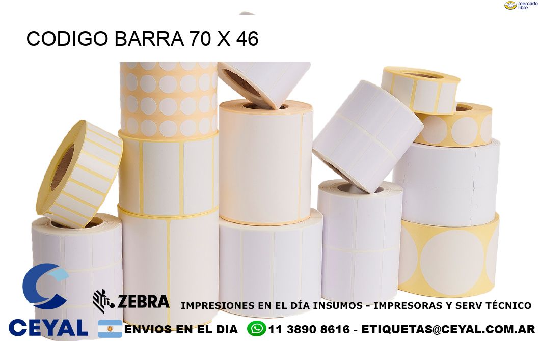 CODIGO BARRA 70 x 46