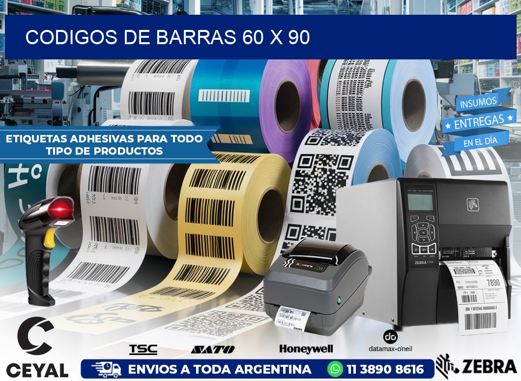 CODIGOS DE BARRAS 60 x 90
