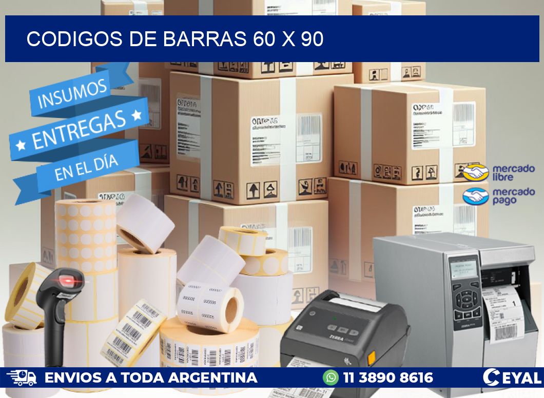 CODIGOS DE BARRAS 60 x 90