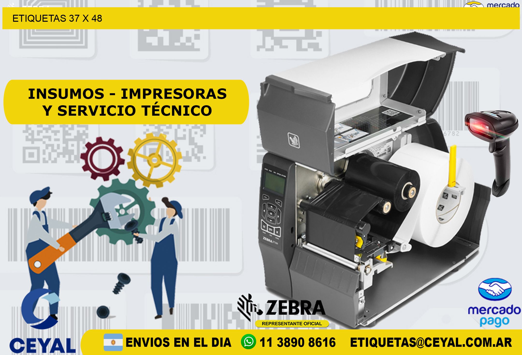 ETIQUETAS 37 x 48