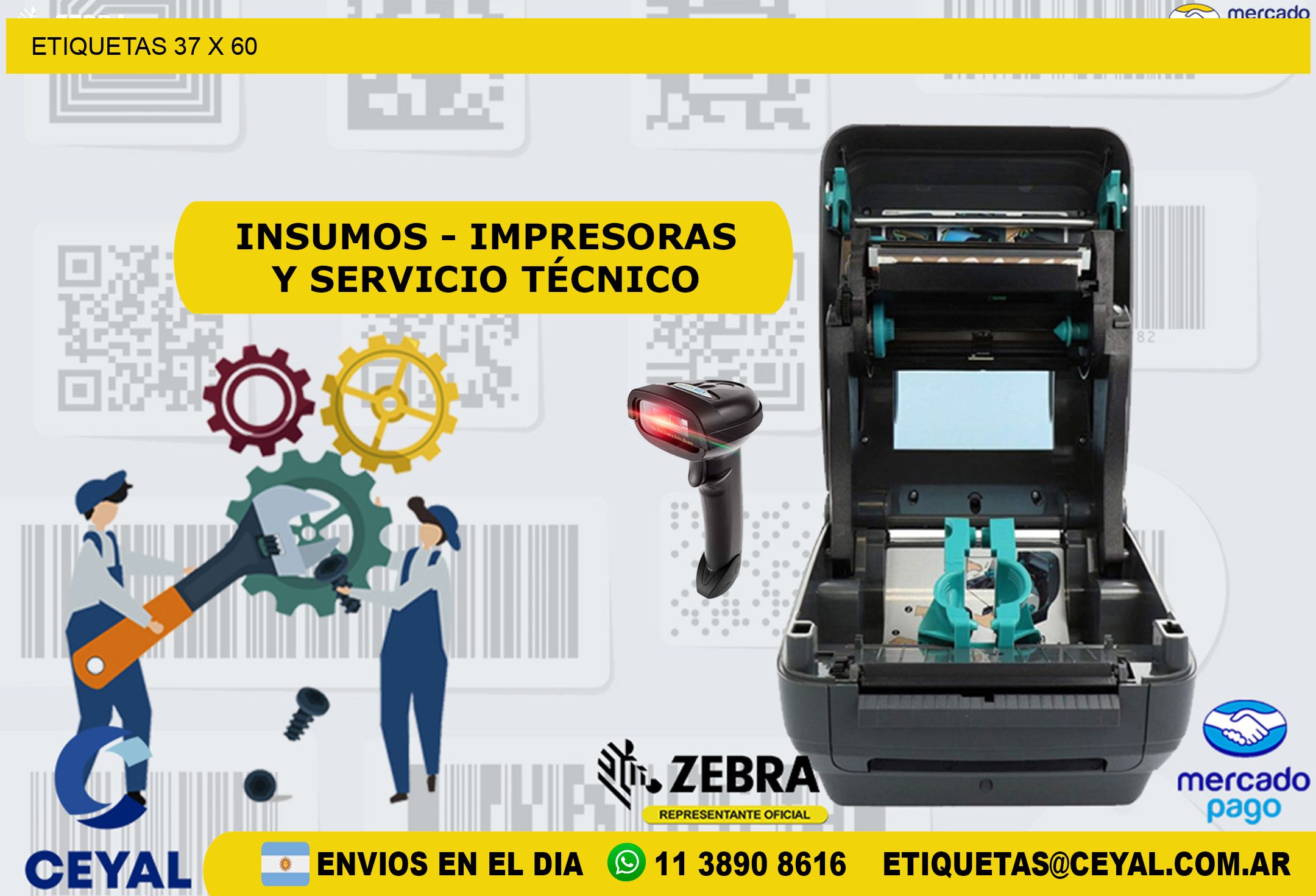 ETIQUETAS 37 x 60