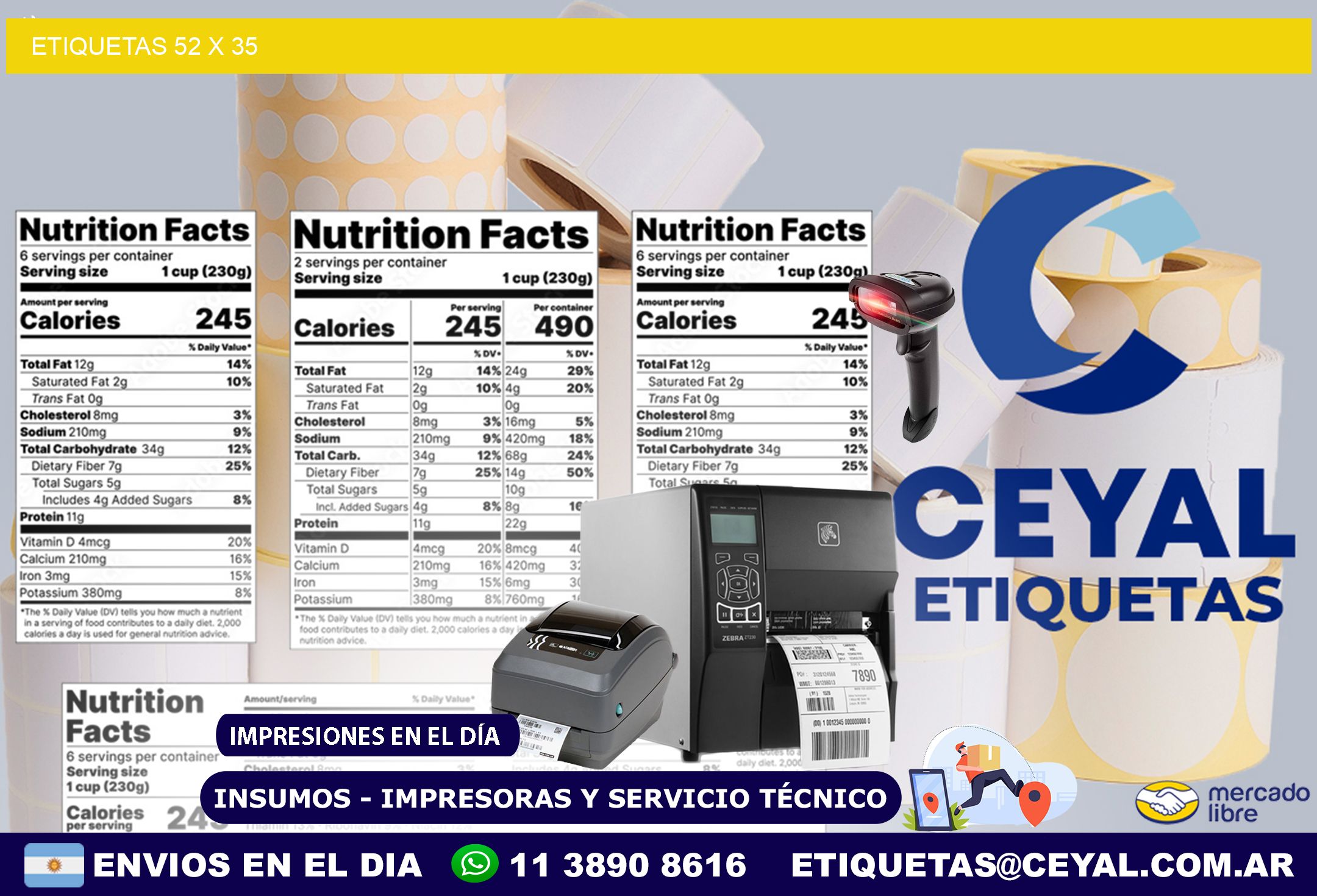 ETIQUETAS 52 x 35