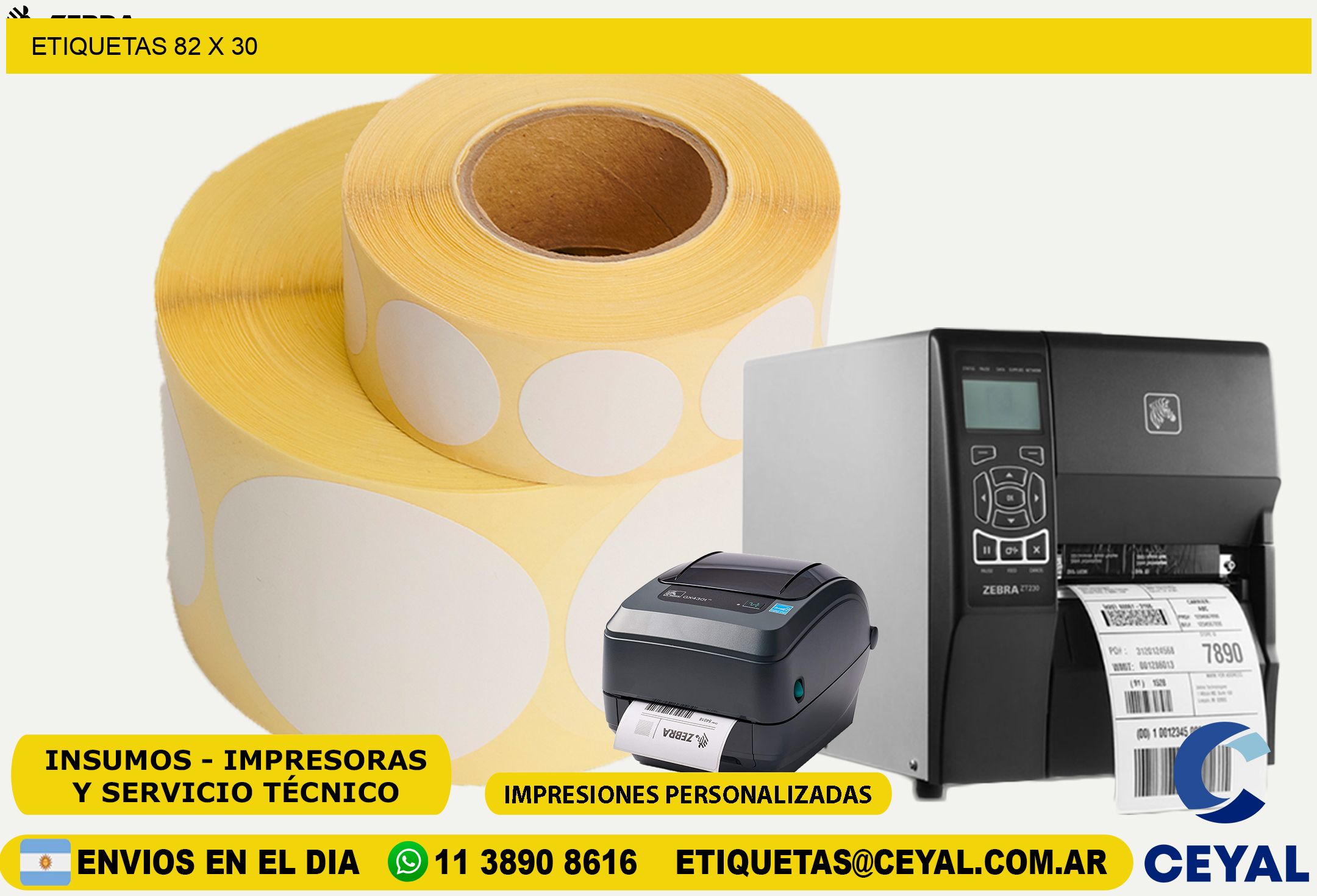 ETIQUETAS 82 x 30