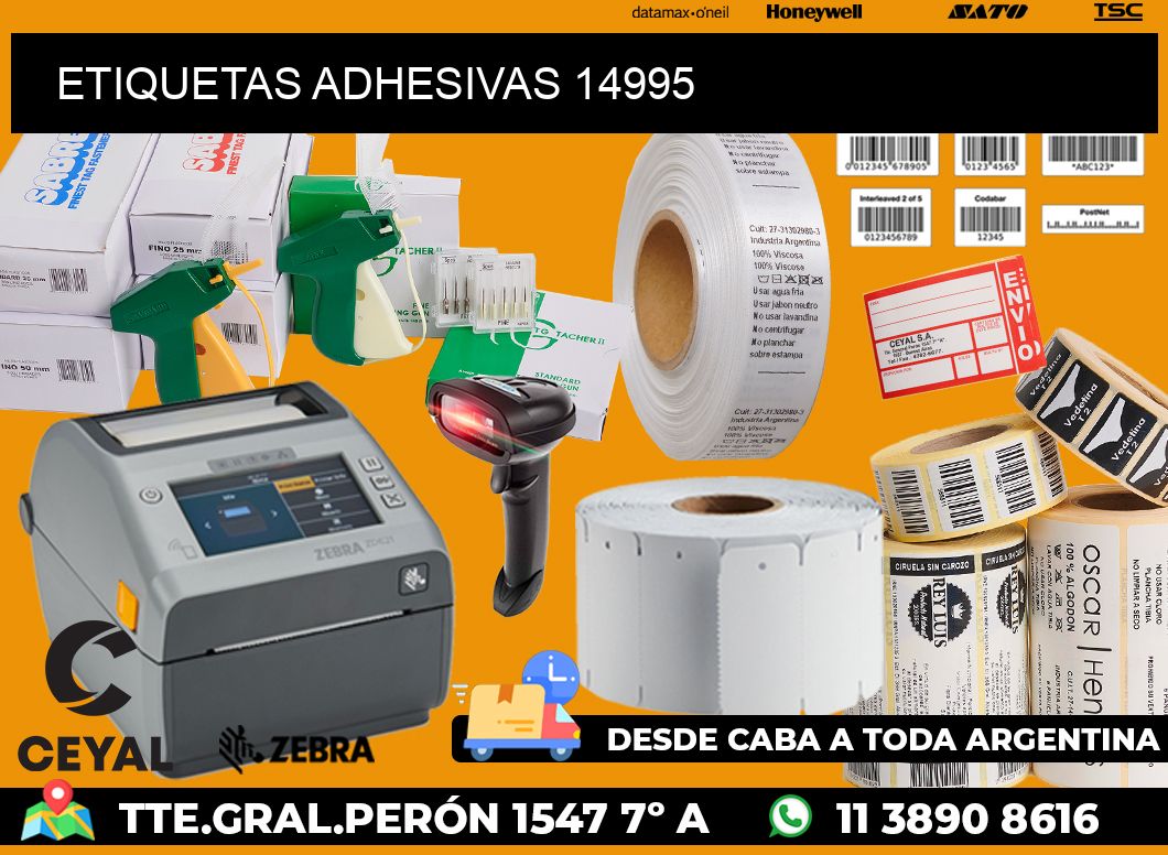 ETIQUETAS ADHESIVAS 14995