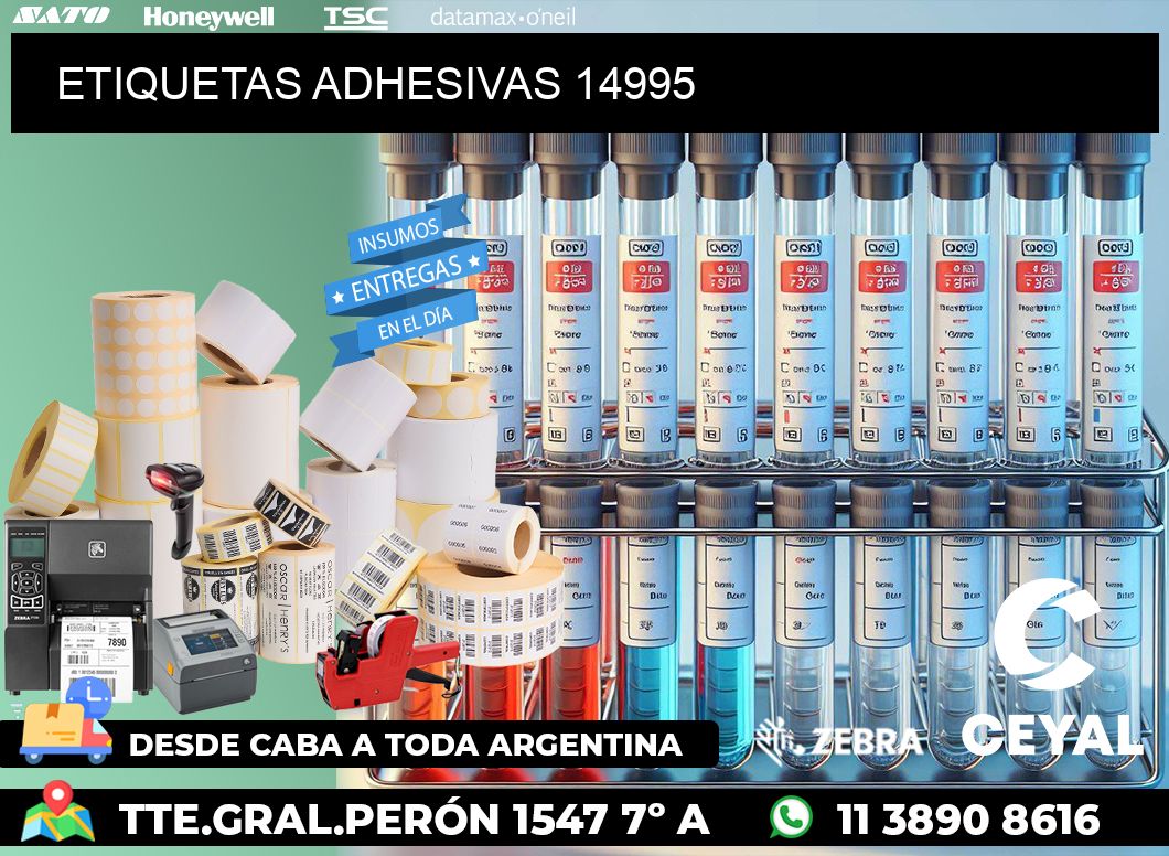 ETIQUETAS ADHESIVAS 14995