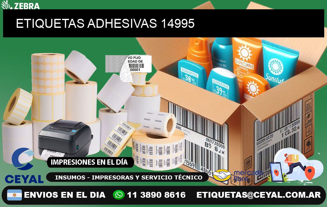 ETIQUETAS ADHESIVAS 14995