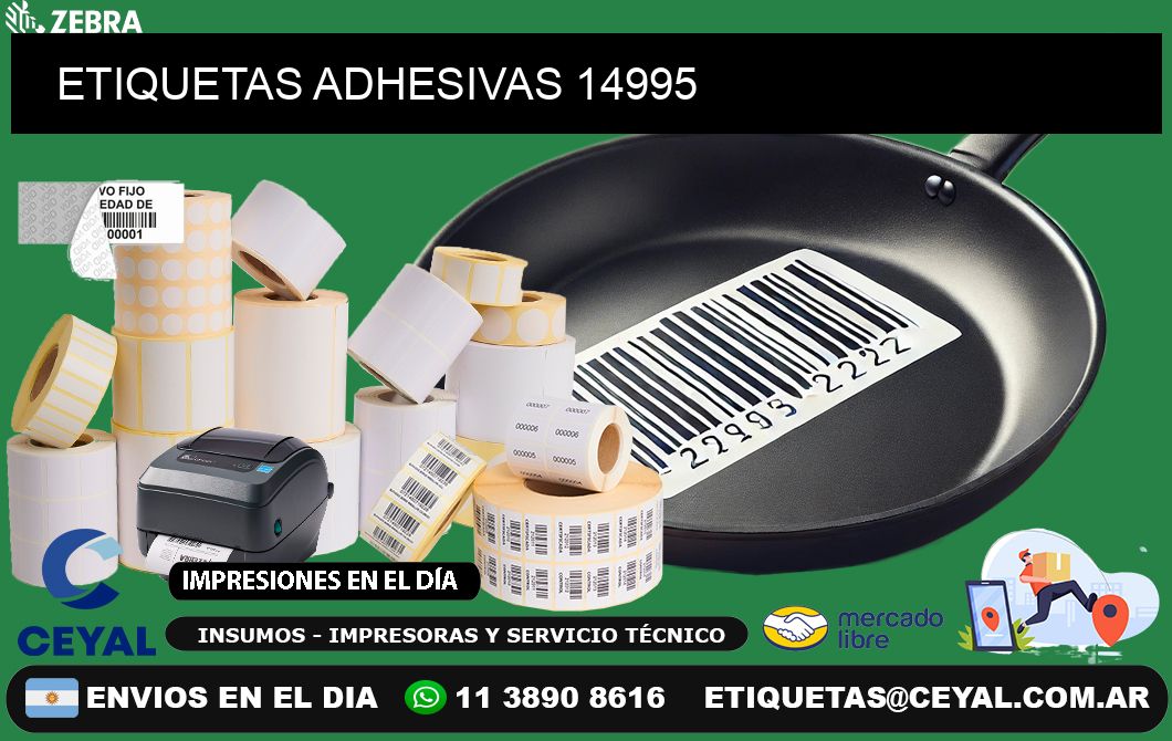 ETIQUETAS ADHESIVAS 14995