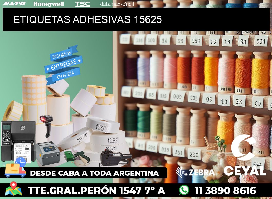 ETIQUETAS ADHESIVAS 15625