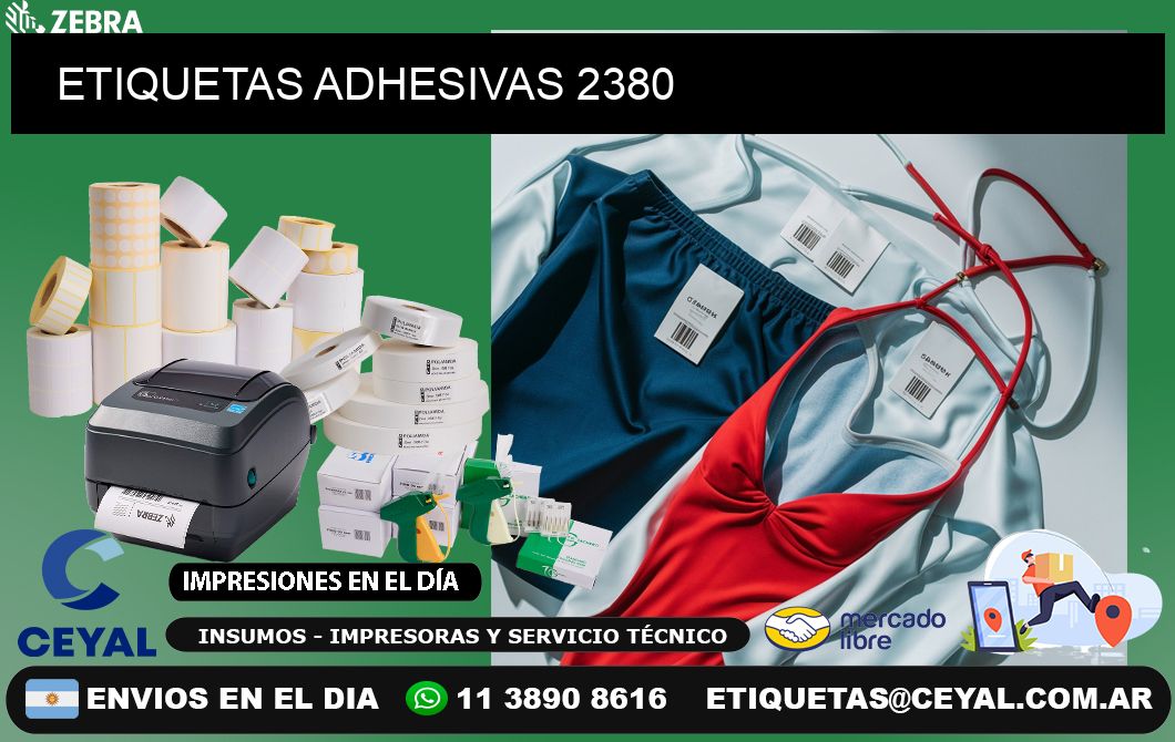 ETIQUETAS ADHESIVAS 2380