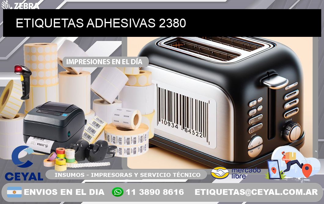 ETIQUETAS ADHESIVAS 2380