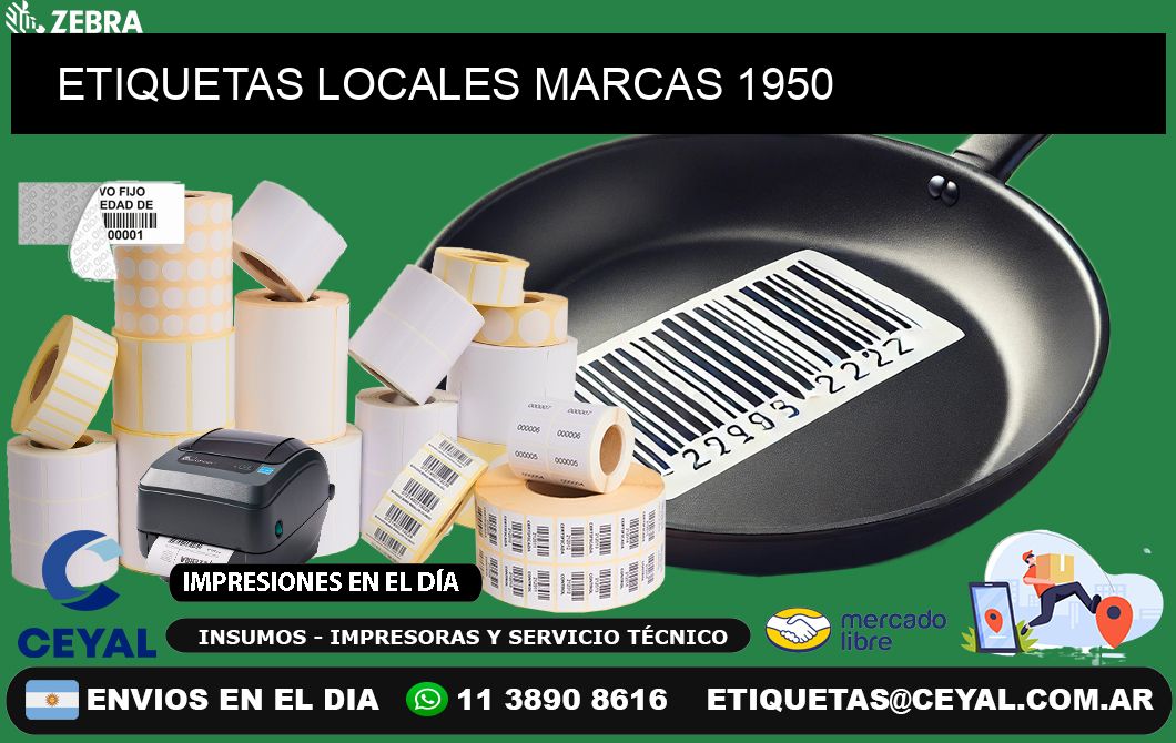 ETIQUETAS LOCALES MARCAS 1950