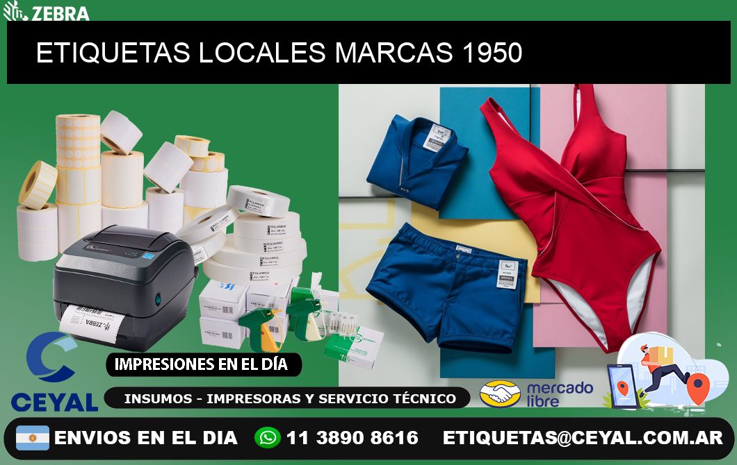 ETIQUETAS LOCALES MARCAS 1950