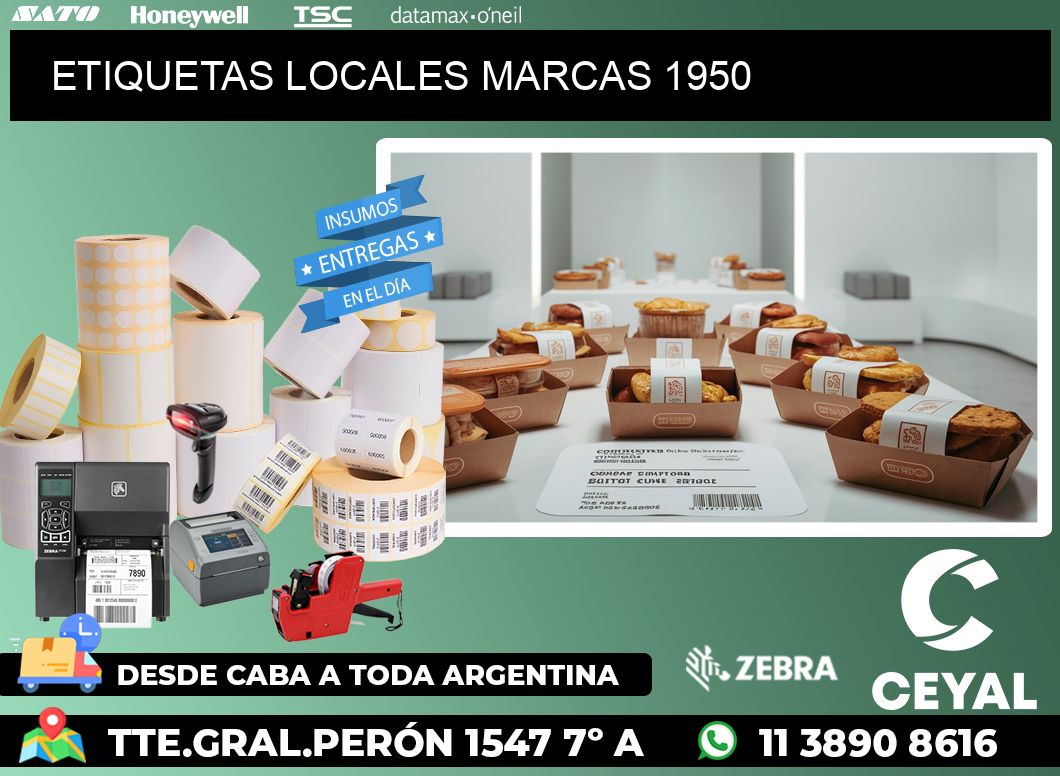 ETIQUETAS LOCALES MARCAS 1950