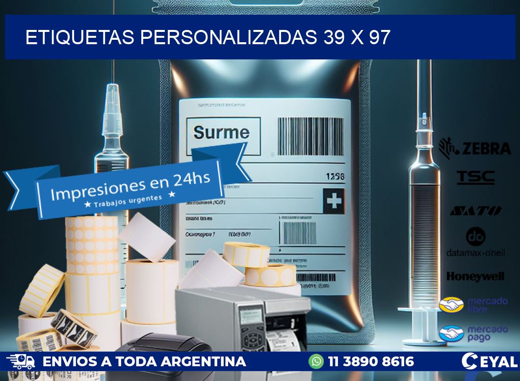 ETIQUETAS PERSONALIZADAS 39 x 97