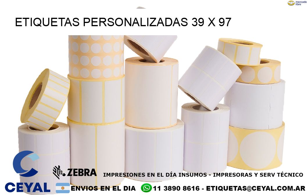 ETIQUETAS PERSONALIZADAS 39 x 97