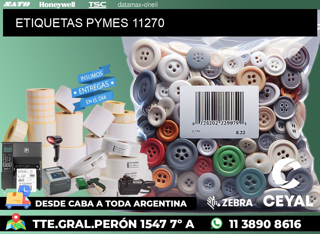 ETIQUETAS PYMES 11270