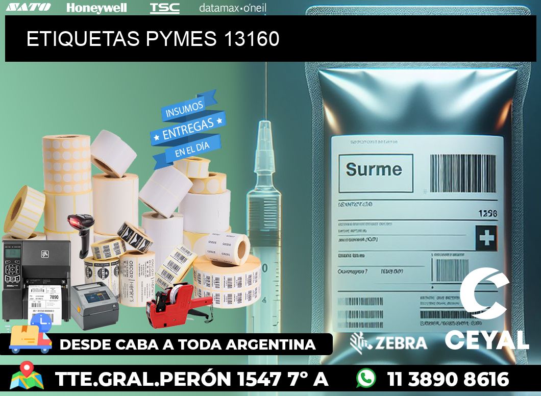 ETIQUETAS PYMES 13160