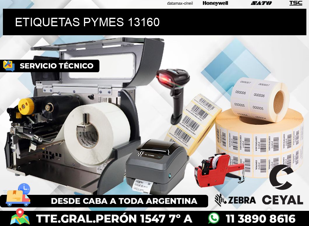 ETIQUETAS PYMES 13160