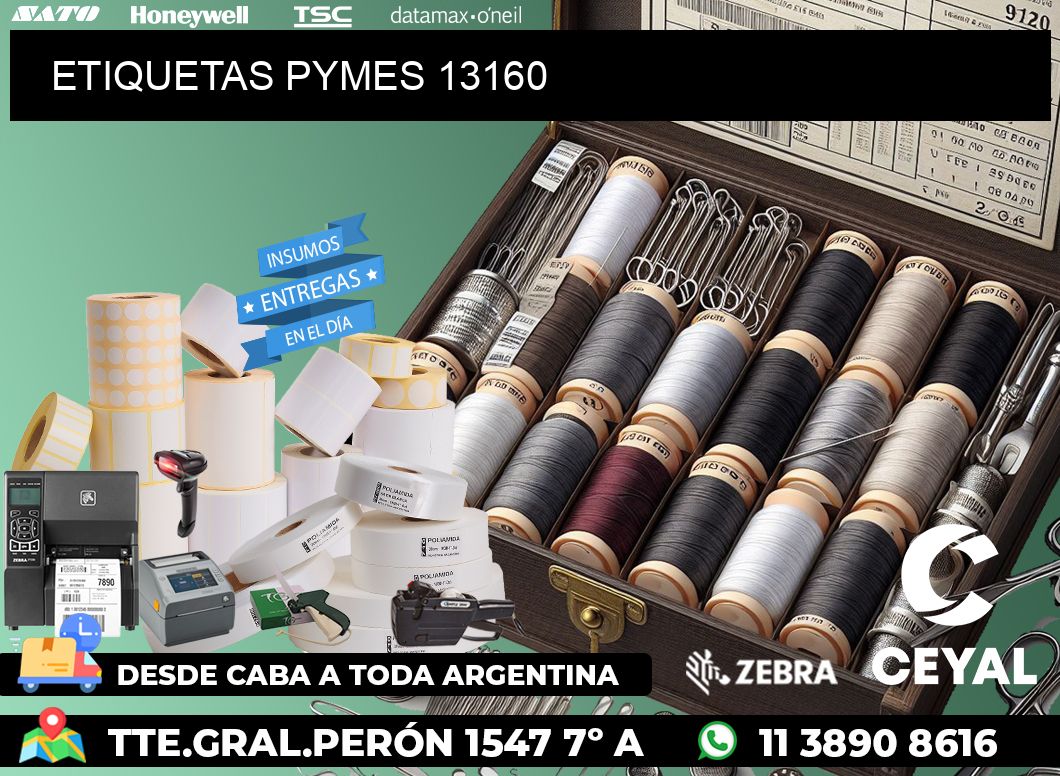 ETIQUETAS PYMES 13160