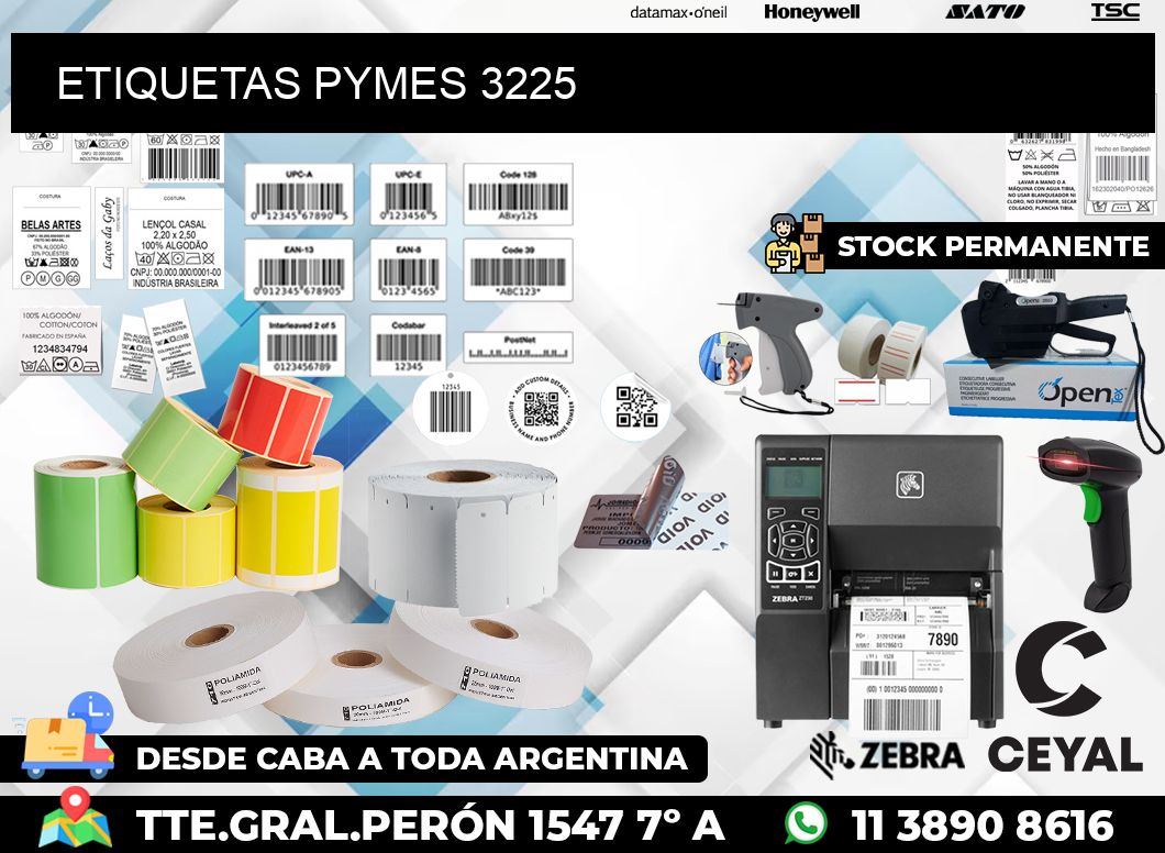 ETIQUETAS PYMES 3225