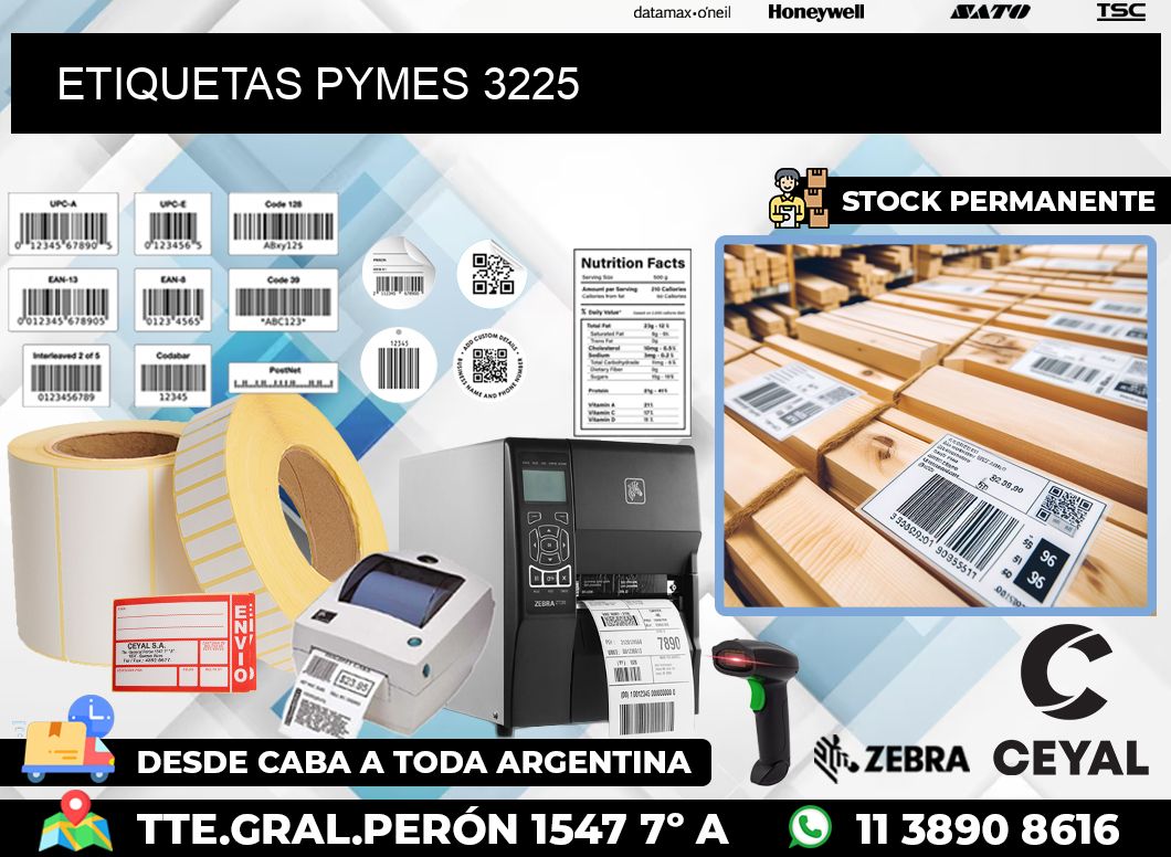 ETIQUETAS PYMES 3225