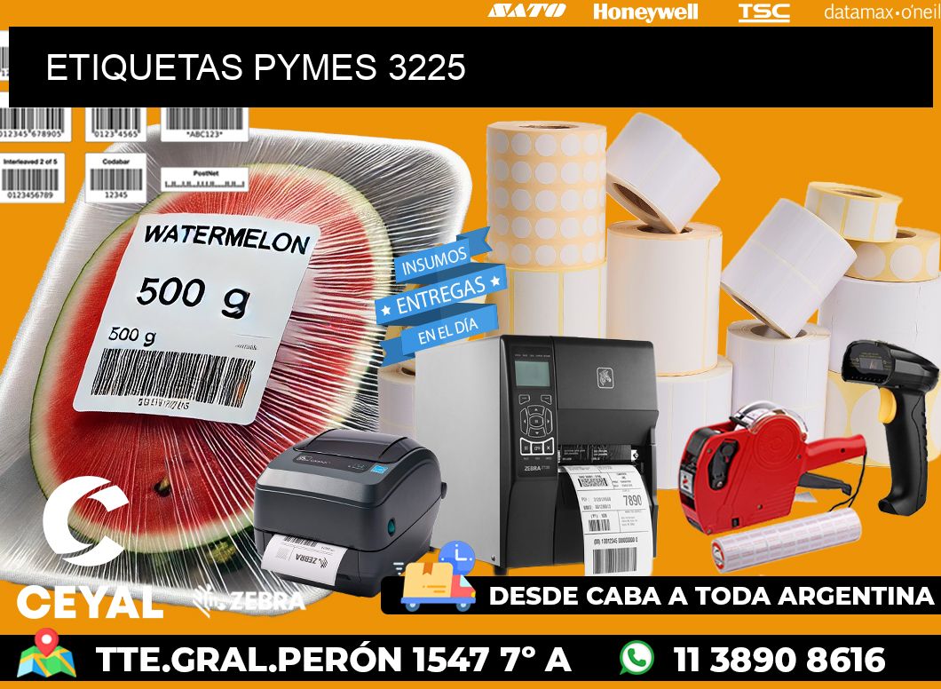 ETIQUETAS PYMES 3225