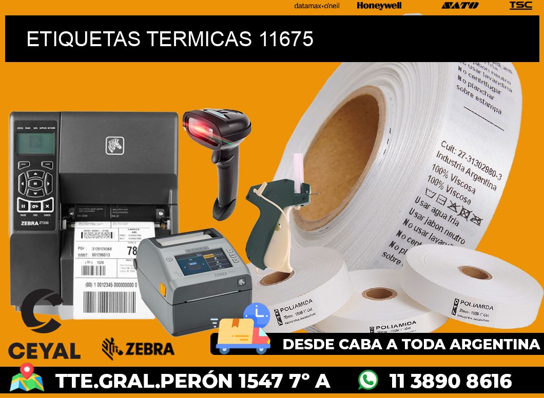 ETIQUETAS TERMICAS 11675