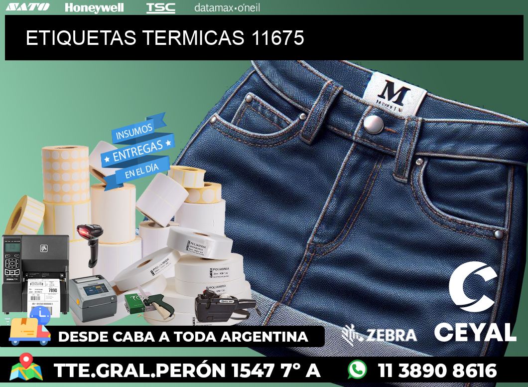 ETIQUETAS TERMICAS 11675