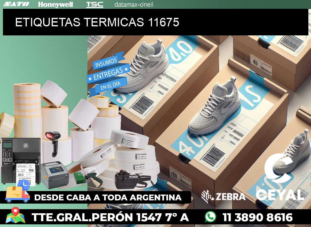 ETIQUETAS TERMICAS 11675