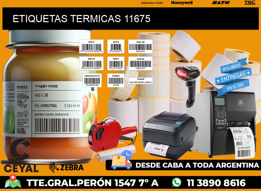 ETIQUETAS TERMICAS 11675