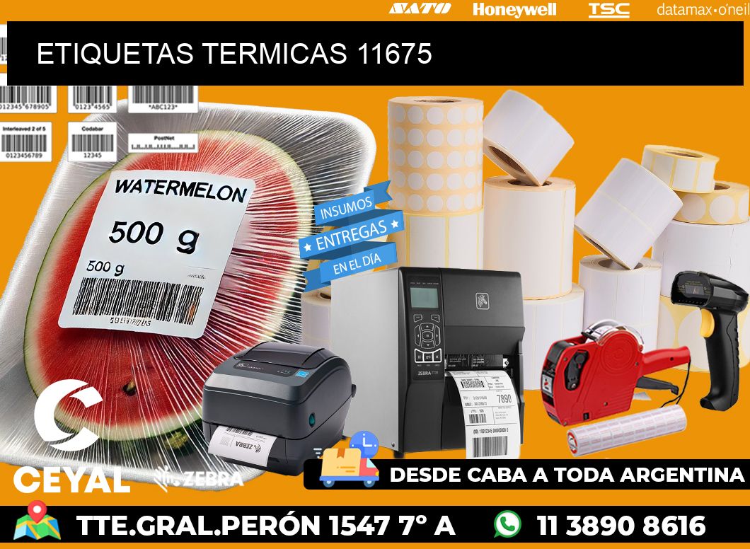 ETIQUETAS TERMICAS 11675
