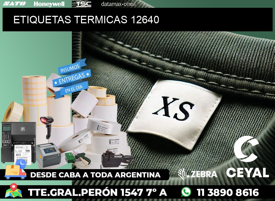 ETIQUETAS TERMICAS 12640