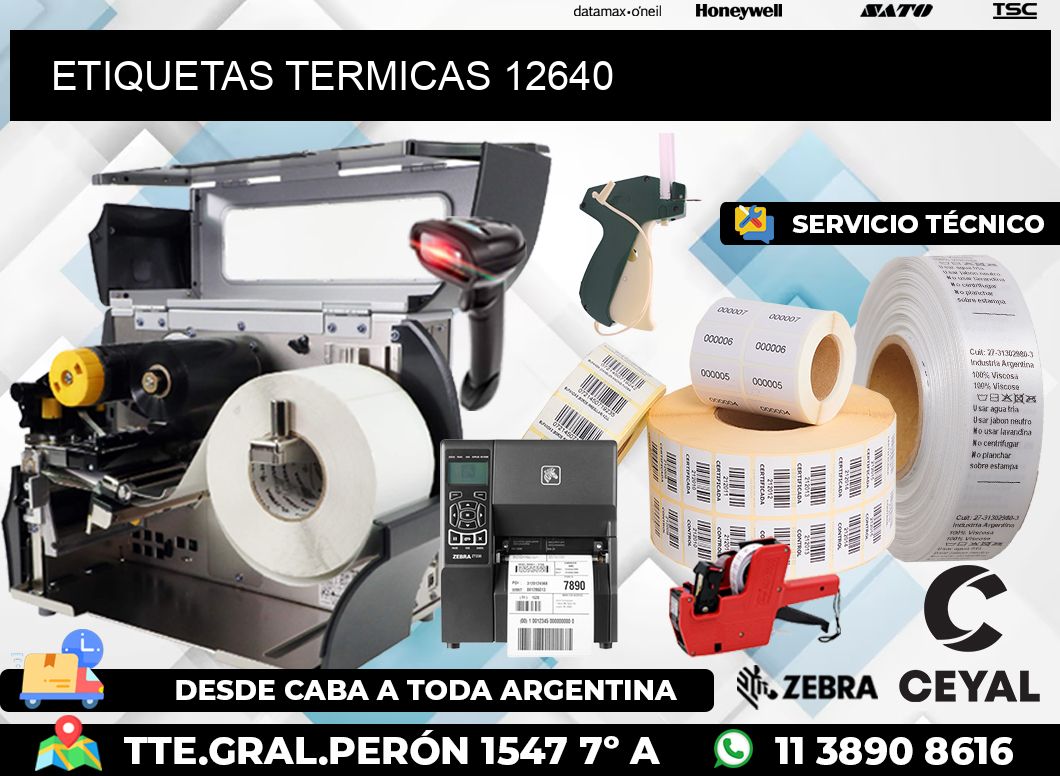 ETIQUETAS TERMICAS 12640