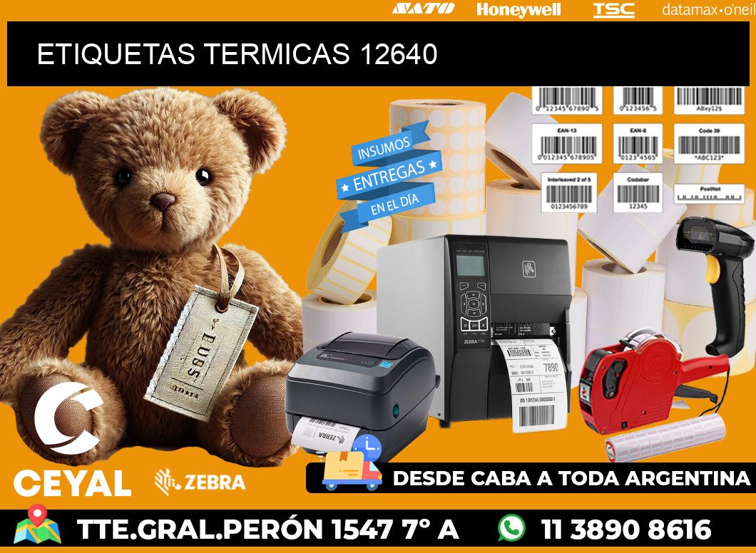 ETIQUETAS TERMICAS 12640