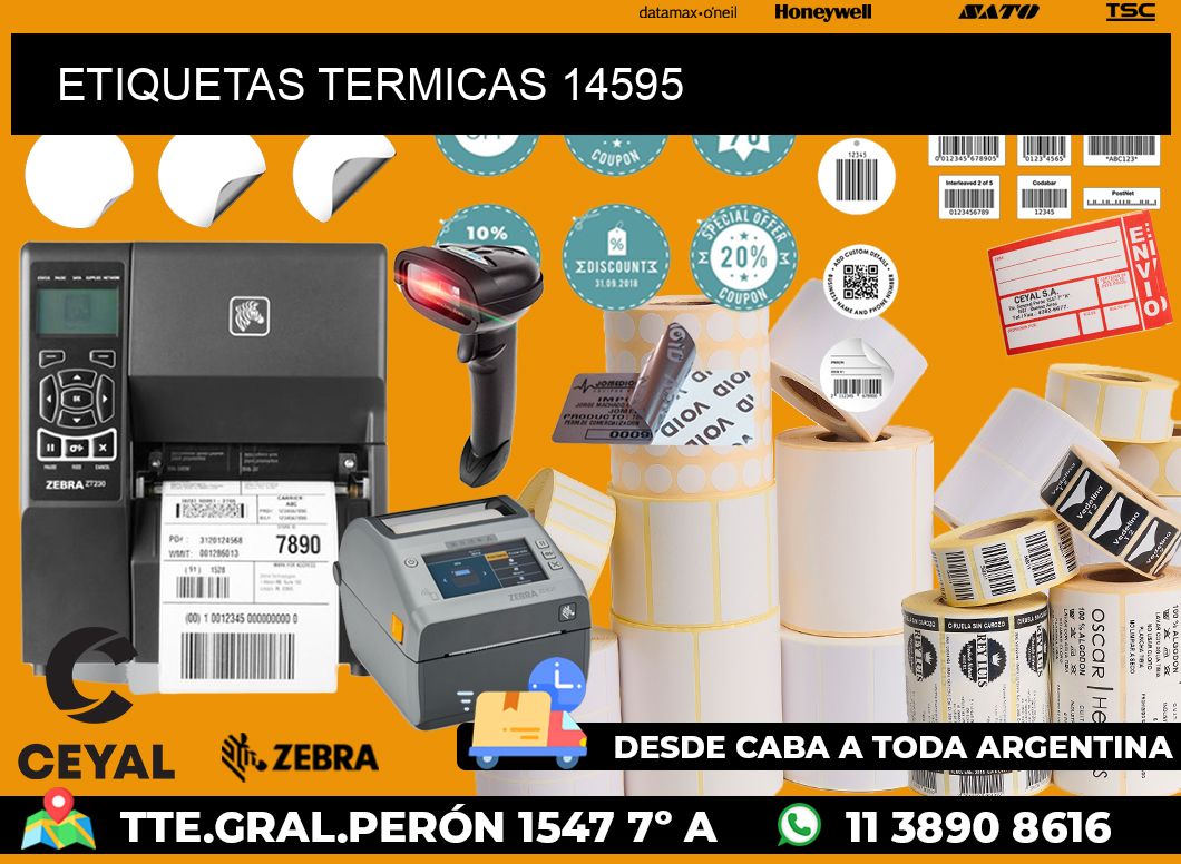 ETIQUETAS TERMICAS 14595