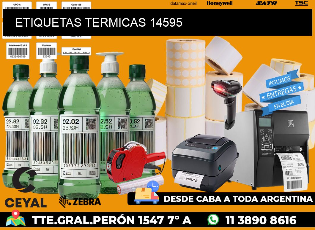 ETIQUETAS TERMICAS 14595