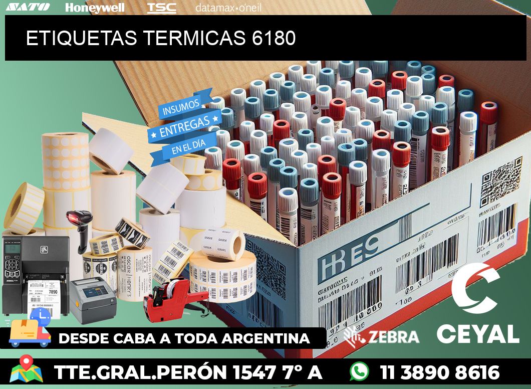 ETIQUETAS TERMICAS 6180