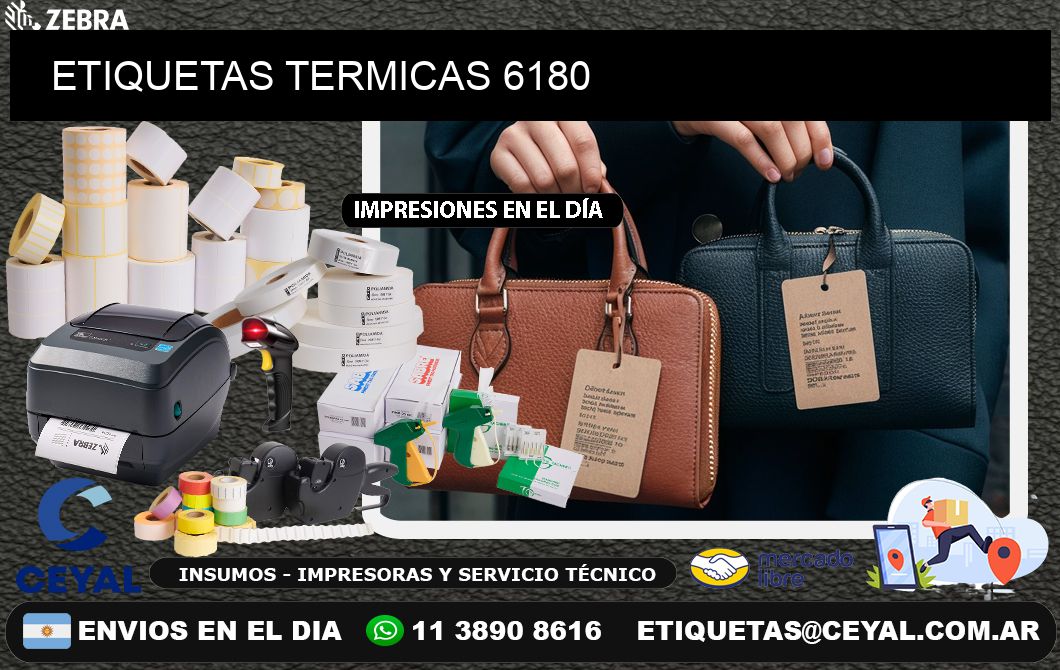 ETIQUETAS TERMICAS 6180