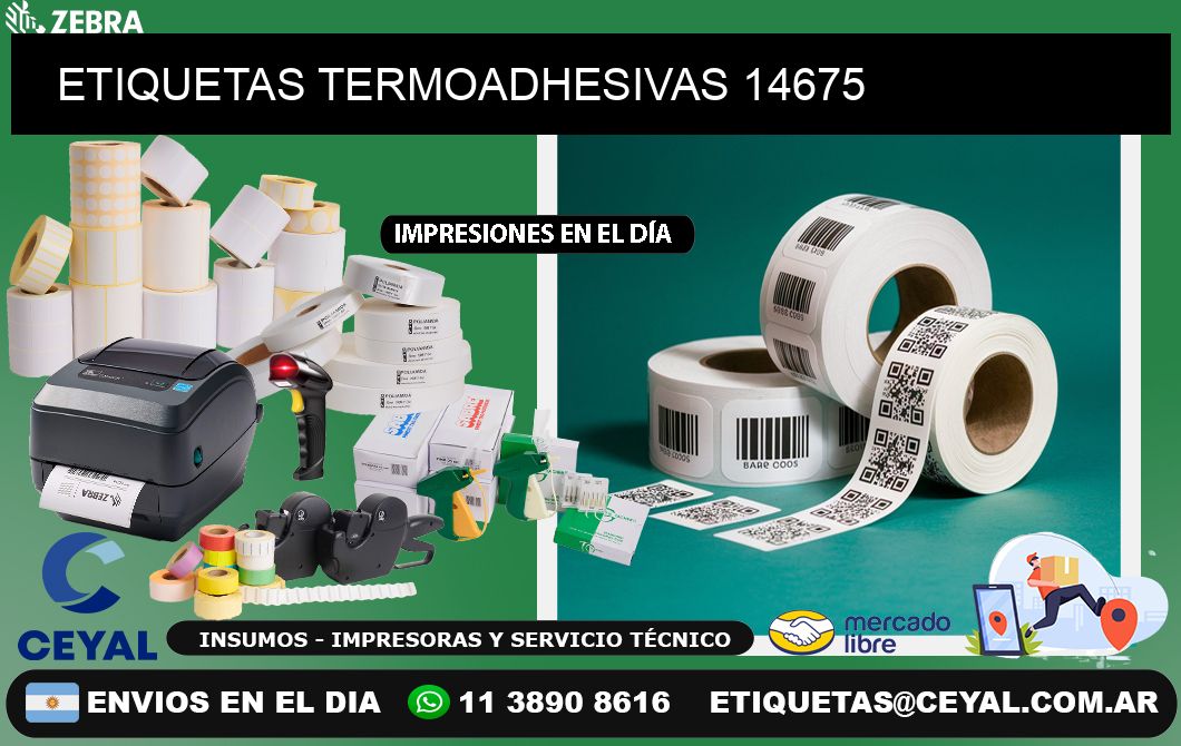 ETIQUETAS TERMOADHESIVAS 14675